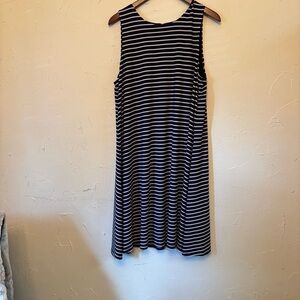 Anne Klein Black and White Sleeveless Dress size xl